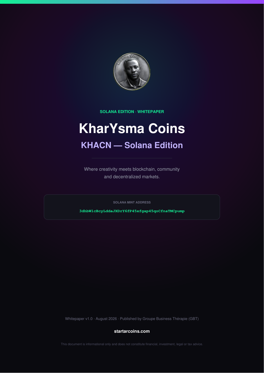 KHACN Solana Whitepaper cover (English)